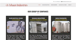 Desktop Screenshot of ishaanindustries.com